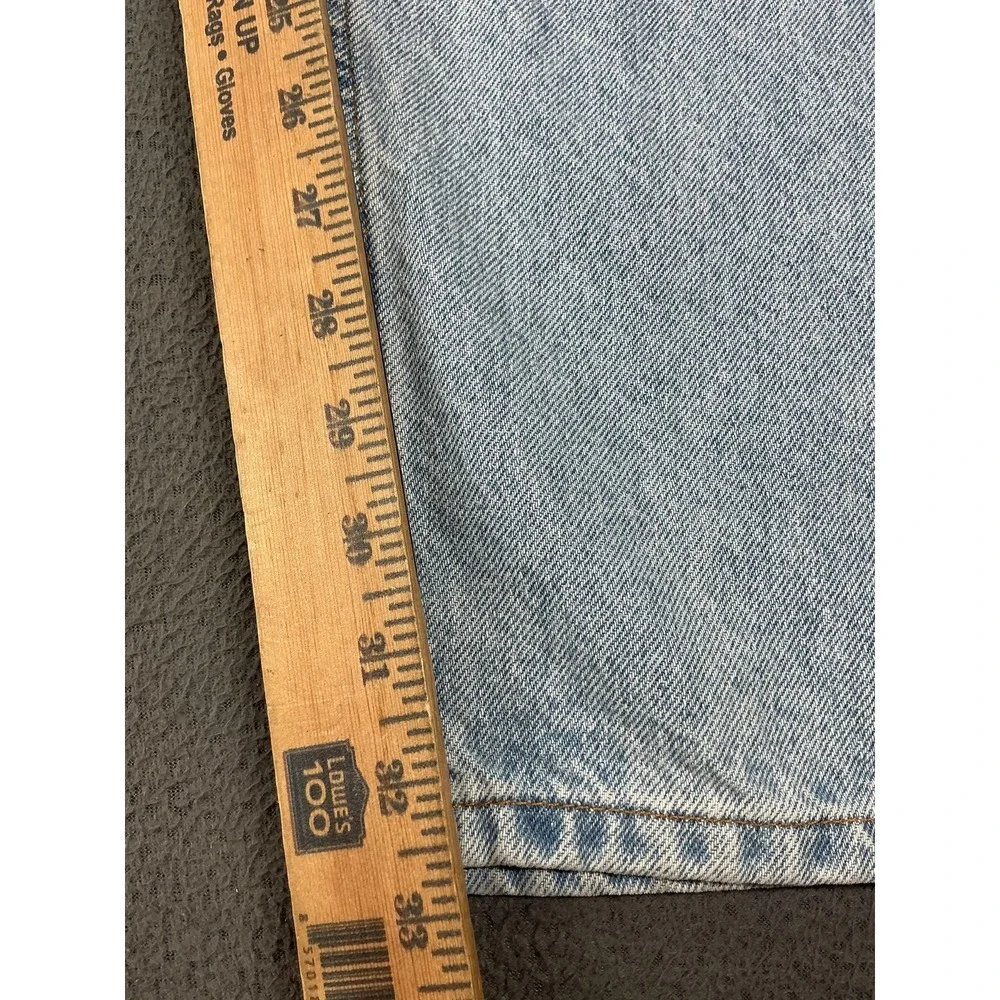 Levi's 550 Jeans Mens 38x34 Light Blue Relaxed Tapered Leg Denim Mexico